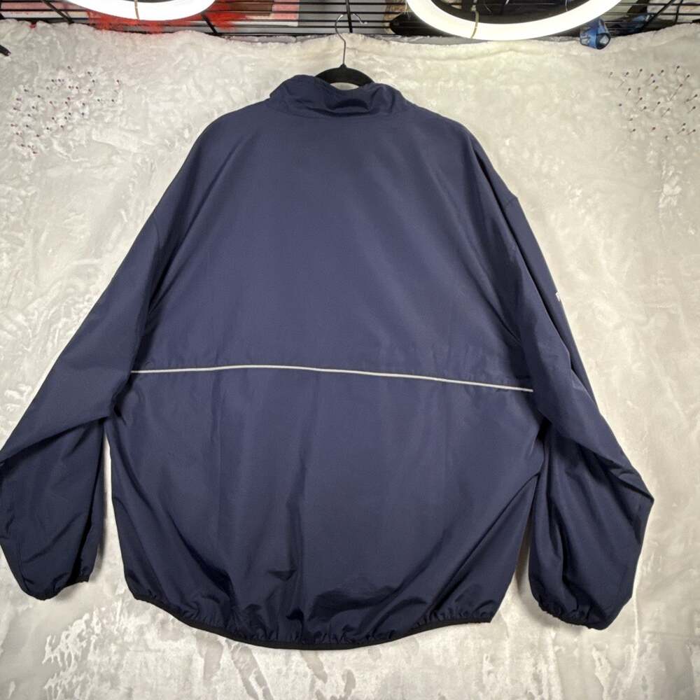 VTG Reebok On Field Dallas Cowboys 1/4 Zip Pullover Windbreaker Jacket 2XL READ - Picture 16 of 16